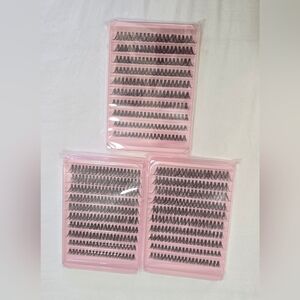 600pcs DIY individual eyelash cluster LOT OF 3  eyelash extension